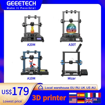 Профессиональный 3D-принтер Geeetech A30T A20M A10M A10T Mix-color, GT2560 4.1B MB, 3D-печатная машина для быстрой и легкой сборки Prusa I3