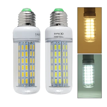 Ампульная светодиодная кукурузная лампа E27, Супер 15 Вт, 110 В, 220 В, Прожектор, Энергосберегающая лампа для домашней комнаты, Люстра, освещение, Свеча высокой мощности