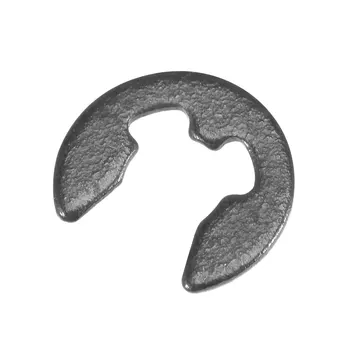 uxcell 100шт E-Clip Стопорные шайбы - 6 мм Внешнее стопорное кольцо вала из углеродистой стали Черного цвета