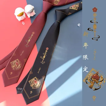 Аниме JK униформа галстуки Косплей Harajuku Мужчины женщины Лолита Красный фонарь Аксессуары для одежды реквизит подарок