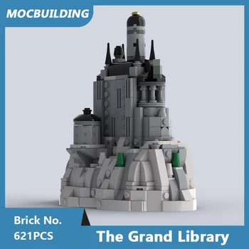 MOC Building Blockss Модель Великой Библиотеки DIY Собранные Кирпичи Архитектурная серия Креативные развивающие игрушки Подарки 621 шт.