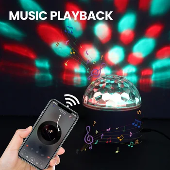 Красочный ночник со Звездным Небом Bluetooth USB Музыкальный плеер Star Night Light Романтическая проекционная лампа Подарки