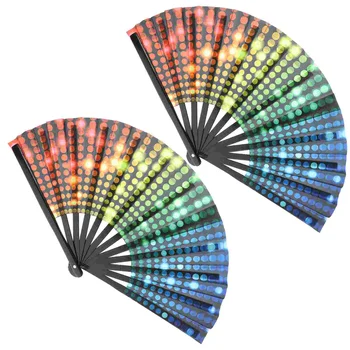 2 шт. Вентиляторы Ручной складной вентилятор Китайский вентилятор Складной Танцевальный вентилятор для женщин