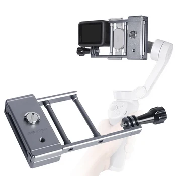 Osmo Mobile 6 5 Монтажная Пластина Адаптер Ручной Карданный Стабилизатор Для Gopro 11 10 9 8 DJI OM 4 SE Action 3 Камеры Insta360 Flow