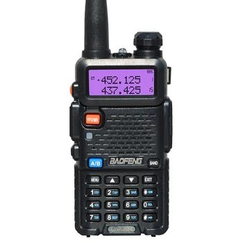 Двухканальная рация BaoFeng UV-5R двухсторонняя CB радио обновленная версия baofeng uv5r 128CH 5 Вт УКВ 136-174 МГц и 400-520 МГц