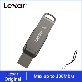 Lexar D400 128 ГБ TypeC OTG 3,1 USB Флэш-накопитель 64 ГБ U-диск 32 ГБ Флешки Автомобильный 256 ГБ Мини-Накопитель Металлический Офисный для Телефона