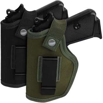 Кобура для пистолета скрытого ношения в Страйкболе, Тактический чехол для пистолетов на правом и левом поясе, Охотничья внутренняя или внешняя сумка для кобуры для пистолета