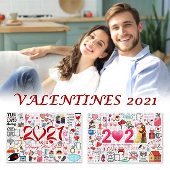 Подарок на День Святого Валентина 2020 Пазл 1000 деталей В память о Верной любви NSV775