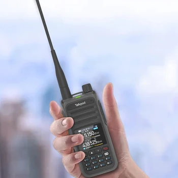 Портативная рация A36plus, Двухстороннее радио, Портативная рация UHF/VHF/AM/FM, Многодиапазонная с Цветным дисплеем, любительское радио