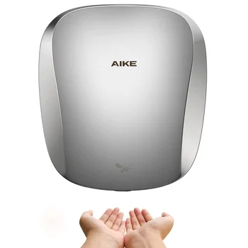 Полностью Автоматическая сушилка для рук AIKE, Туалет, ванная комната, коммерческая Высококачественная машина для сушки рук с Hepa-фильтром из нержавеющей стали
