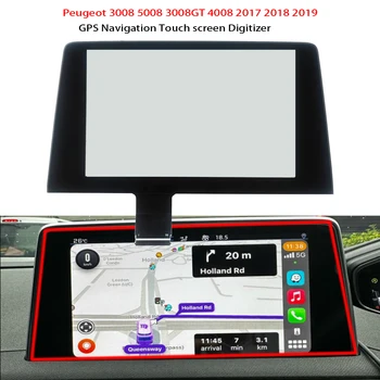 55Pin Сенсорный экран Автомобильный GPS Навигация Замена Сенсорного Стеклянного Экрана Для Peugeot 3008 5008 3008GT 4008 2017 2018 2019