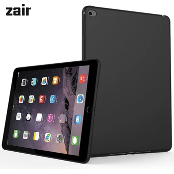 Силиконовый чехол для Apple iPad Air 2014 (Air 2) 2-го поколения A1566 A1567 с гибким бампером, черная задняя крышка из ТПУ, размер сумки СЛЕДУЮЩИЙ