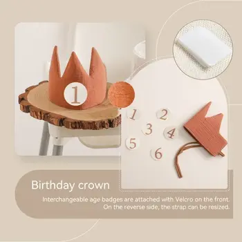 Детские подарки реквизит для фотосъемки, празднование дня рождения, праздничная шапочка, волшебная палочка, детская праздничная шляпа, корона, повязка на голову