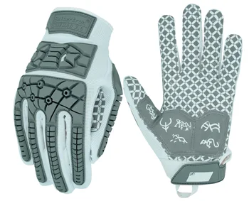 Перчатки для приемника Seibertron Lineman 2.0 с мягкой Ладонью для американского футбола, Гибкие перчатки для регби с защитой от ударов TPR, Белые Перчатки для взрослых