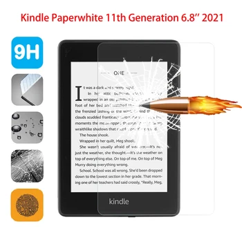 Закаленное стекло для Kindle Paperwhite 11-го поколения, 6,8-дюймовый Протектор экрана, защитная пленка Для Kindle Paperwhite 2021