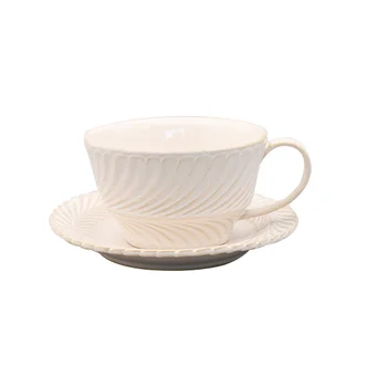 Красивая кофейная чашка Для пары Подружек Послеобеденный чай Керамическая чашка, запеченная в печи для обжига Ретро Кофейный набор