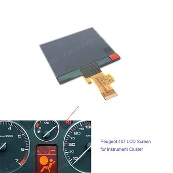 Для Peugeot 407 407SW HDI Пара приборной панели Замена ЖК-дисплея Ремонт пикселей дисплея приборной панели