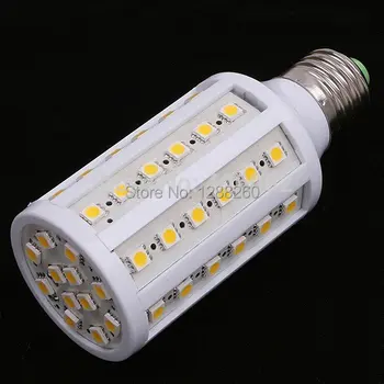 220 В 60 светодиодов, кукурузная лампа E27, светодиодная лампа 5730SMD, светодиодная лампа с чипом Cree, теплый белый/белое освещение 10 шт./лот