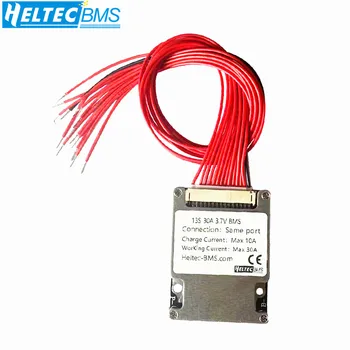 Оптовая продажа Heltec 48V BMS 24V 6S 7S 8S 11S 12S 13S 14S 20A 30A Балансовая плата BMS для электровелосипедов 48V и электроинструментов