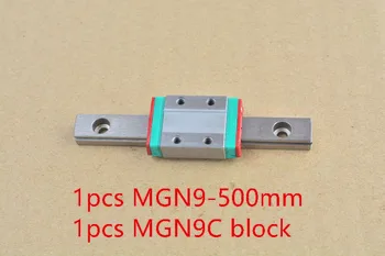 MR9 9 мм линейная направляющая MGN9 длиной 500 мм с блоком MGN9C или MGN9H миниатюрный способ перемещения 1 шт.