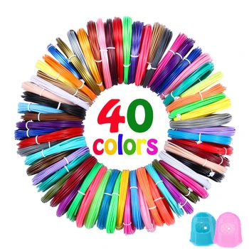 Нити для 3D-ручки BING3D 40 цветов. Нити для 3D-ручки PLA 1,75 мм