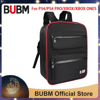 BUBM Модный рюкзак для PS4, Водонепроницаемая Дышащая сумка для хранения Sony Playstation 4/PS4 PRO/XBOX/XBOX ONES, Дорожные сумки