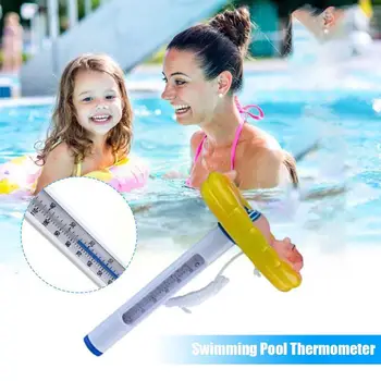 Мультяшный Аквариумный Термометр для плавательного бассейна ℃/℉ Точные Плавающие Струнные И масштабные Термометры для измерения воды С E0J2