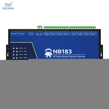 Изолированный 8-канальный последовательный сервер RS485/232/422 к RJ45 ModBus RTU RJ45 к TCP/UDP COJXU NB183S Встроенный сторожевой таймер MQTT/HTTP IOT