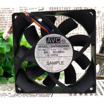 Новый Вентилятор охлаждения для AVC DAPA0925B8M DC 48V 0.20A 4-проводной Вентилятор Охлаждения с ШИМ-регулировкой Температуры 9025 90x90x25 мм