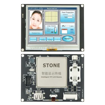 Цветной ЖК-дисплей HMI TFT с диагональю 4,3 дюйма с контроллером + Программа + сенсорный дисплей + интерфейс серии UART