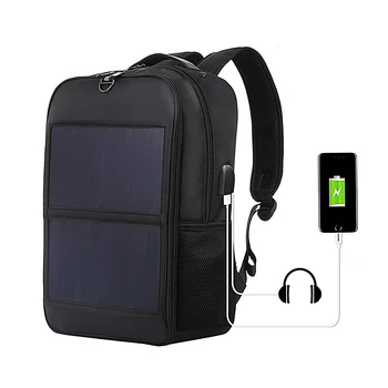 Мужская сумка, водонепроницаемый нейлоновый рюкзак для солнечной зарядки, Спортивный рюкзак для путешествий, Повседневная сумка для альпинизма