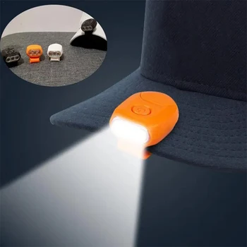 Мини 3 * Светодиодный налобный фонарь, Бейсбольная кепка, зажим для шляпы, легкая Спортивная шляпа, Портативная лампа головного освещения для Кемпинга, Рыбалки, Пеших прогулок