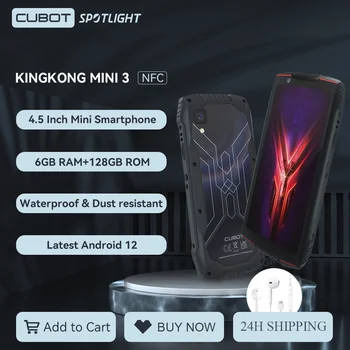 Cubot KingKong MINI 3, Мини-смартфон 4,5 
