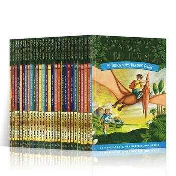 40 Книг/Набор Волшебный Домик на дереве 1-28 Английские Книги Для Чтения Детская Английская глава Bridge Libros Детские Подарки Игрушки Для Чтения