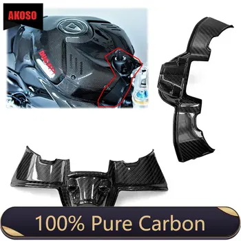 Защитные чехлы для ключей из углеродного волокна Саржевого переплетения 3K/12K 3*3 Для Ducati Panigale V4/V4S/V4R.