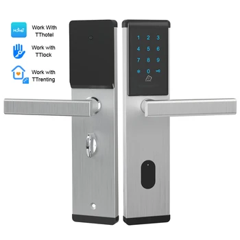 Защитный электронный кодовый дверной замок, цифровая интеллектуальная клавиатура с сенсорным экраном, блокировка паролем двери, замок для домашнего офиса