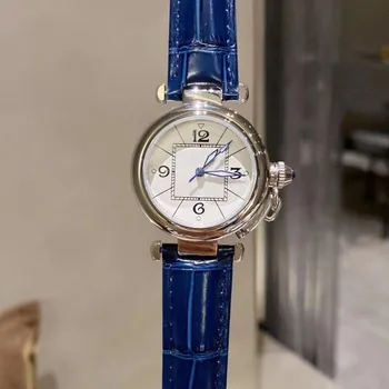 Женские автоматические кварцевые часы AAA высокого качества из нержавеющей стали 904l 35 мм