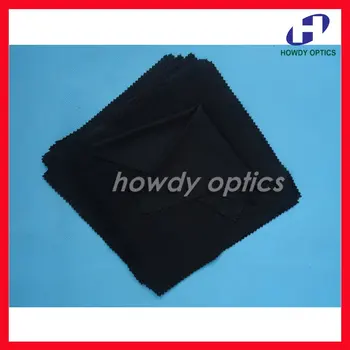 (HM-5B) черная ткань для чистки очков из микрофибры 20x20 см, мягкая ткань для чистки очков